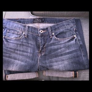 Lucky Brand Low Rise Ripped Mollie Crop